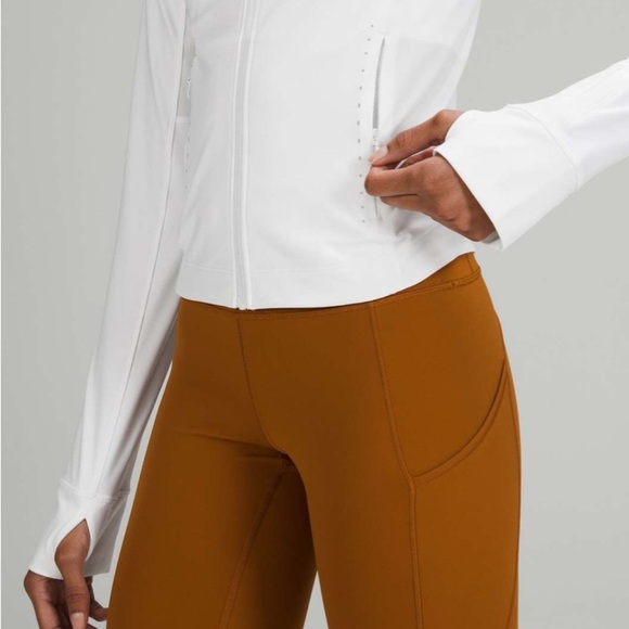 Lululemon Lightweight Running Jacket White Size 12 - Picture 2 of 11